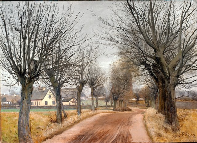 Vej ved Vinderød by Laurits Andersen Ring