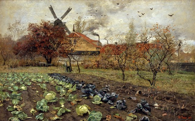 Parti fra Amerikavej i København by Frits Thaulow