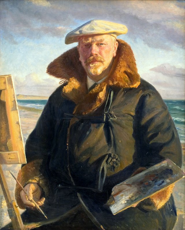 Selvportræt by Michael Ancher