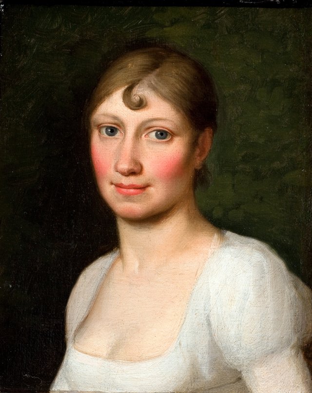Christine Rebekka Eckersberg, f. Hyssing, kunstnerens første hustru by Christoffer Wilhelm Eckersberg