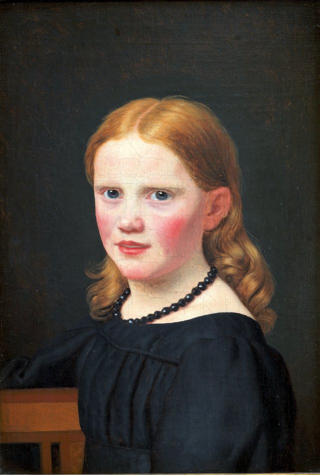 Kunstnerens datter Emilie by Christoffer Wilhelm Eckersberg
