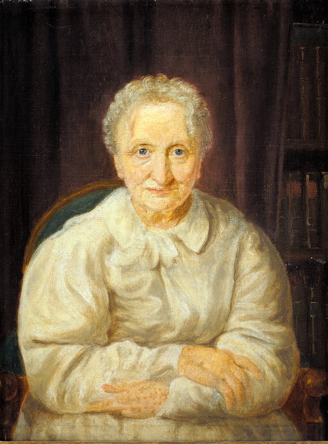 Forfatterinden Juliane Marie Jessen by Constantin Hansen