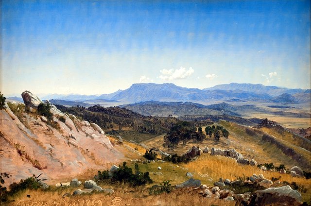 Landskab ved Civitella by P. C. Skovgaard