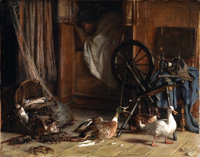 En forstyrret middagssøvn by Carl Bloch