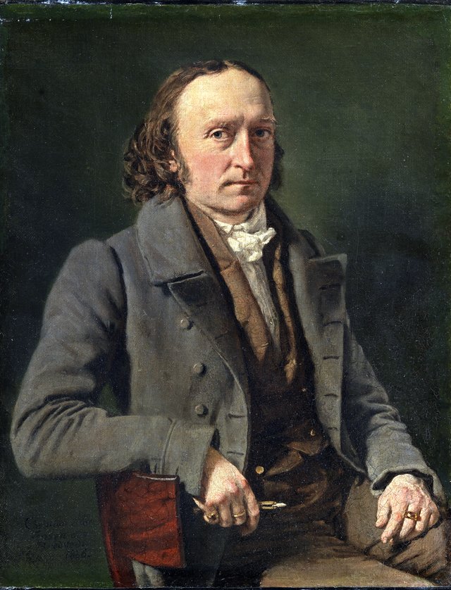 Selvportræt by Christian Albrecht Jensen