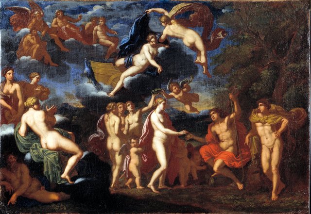 Paris giver Venus æblet by Johannes van Haensbergen