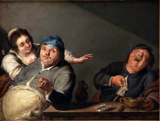 Tobaksrygere by Joos van Craesbeeck