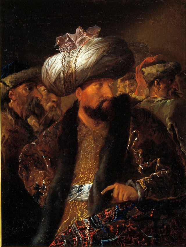 En samling tyrkiske mænd by Benoît Le Coffre