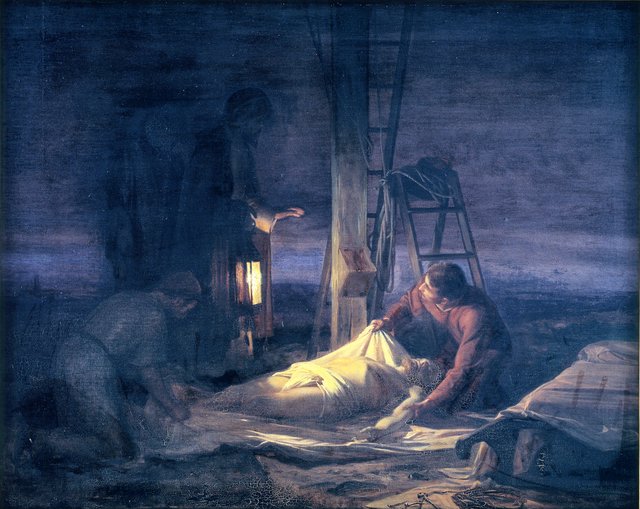 Kristi nedtagelse af korset by Carl Bloch