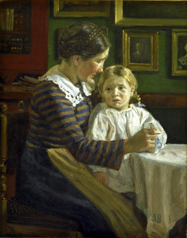 Marie får mad by Joakim Skovgaard