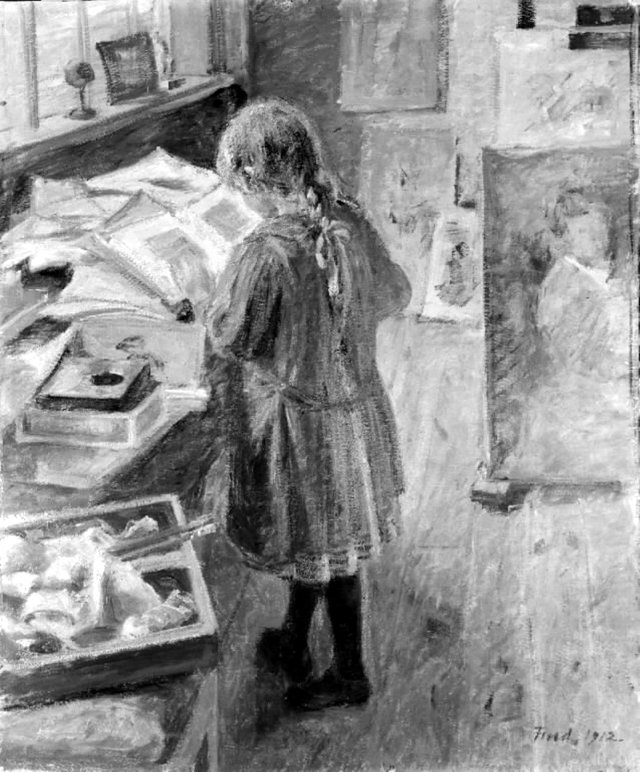 Fra et atelier by Ludvig Find