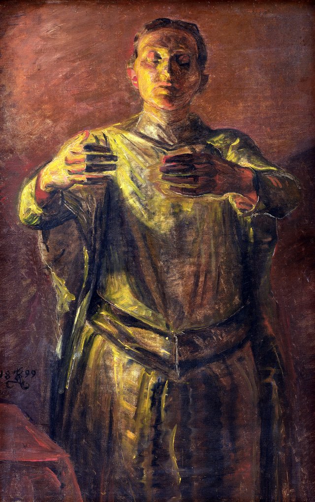 Lysstudie til Lady Macbeth by Kristian Zahrtmann