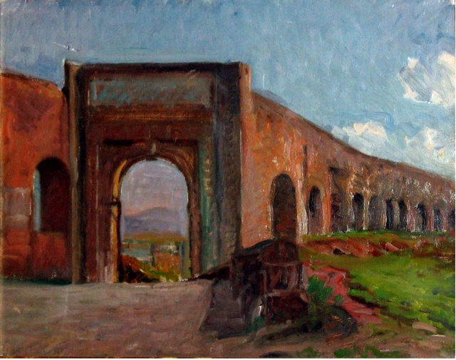 Porta Furba. Rom by Albert Gottschalk