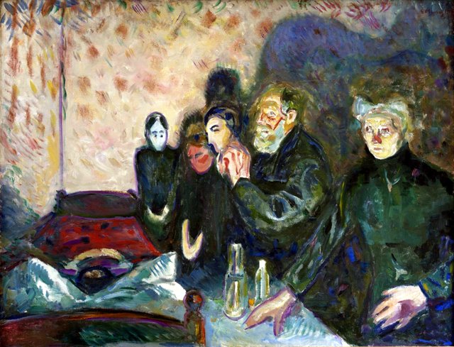 Dødskamp by Edvard Munch