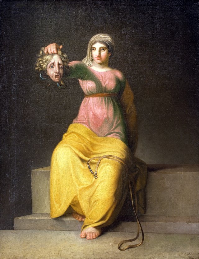 Teologien. Allegorisk figur by Nicolai Abildgaard