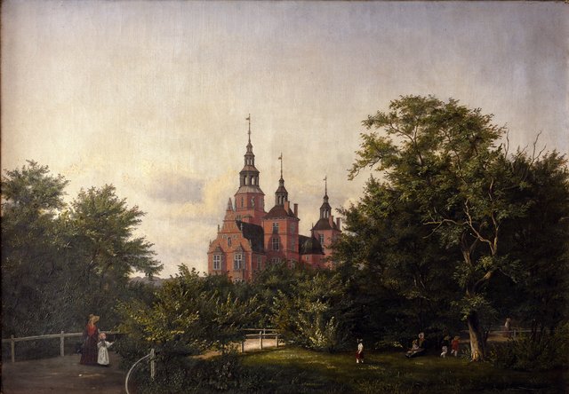 Rosenborg Slot set fra haven by Henrich Christian From