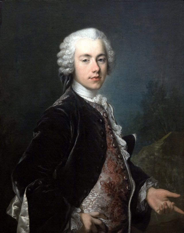 Portræt af Frederik Berregaard by Louis Tocqué