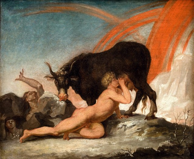 Ymer dier koen Ødhumbla by Nicolai Abildgaard