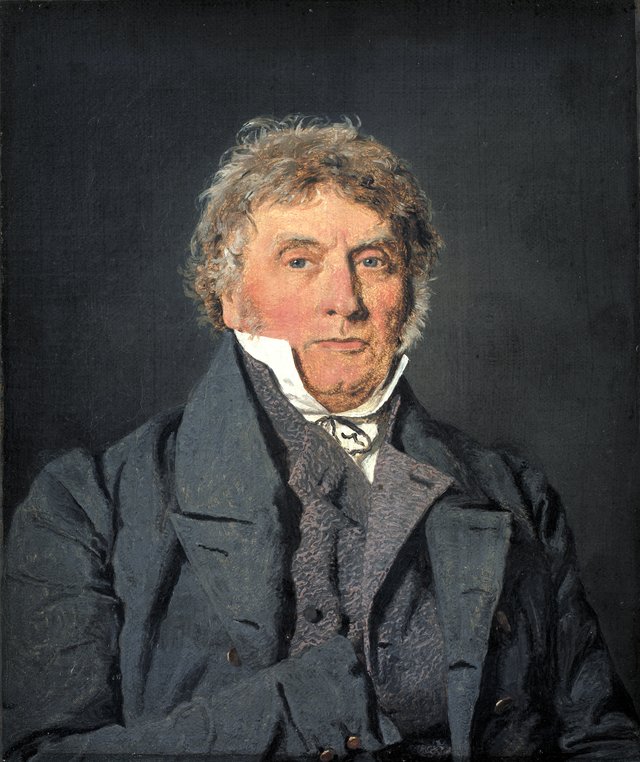 Bagermester Peter Berendt Købke, kunstnerens fader by Christen Købke