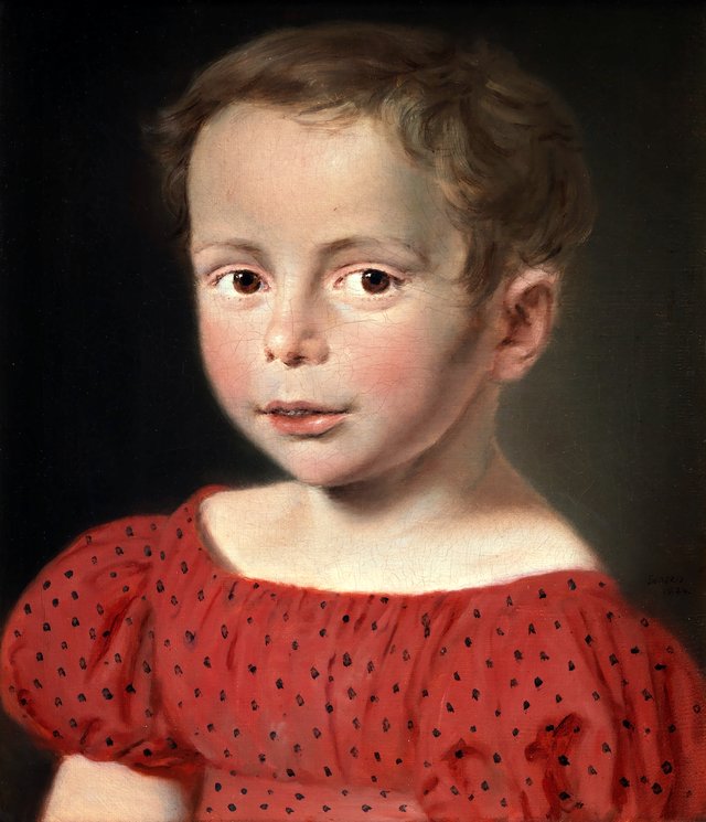 Barneportræt by Christian Albrecht Jensen