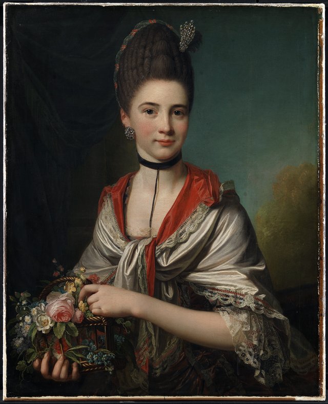 Anna Elisabeth Battier, f. Storp by Jens Juel