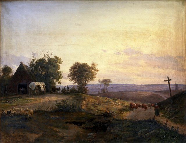 Parti af egnen ved Segeberg by Frederik Rohde