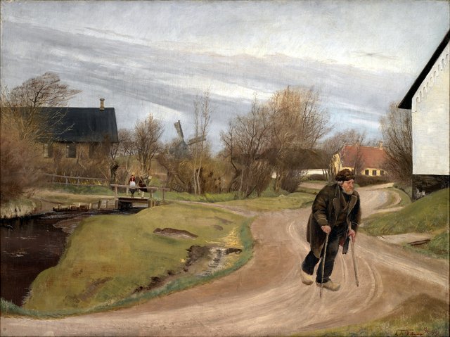 Forår i Hals by Laurits Andersen Ring