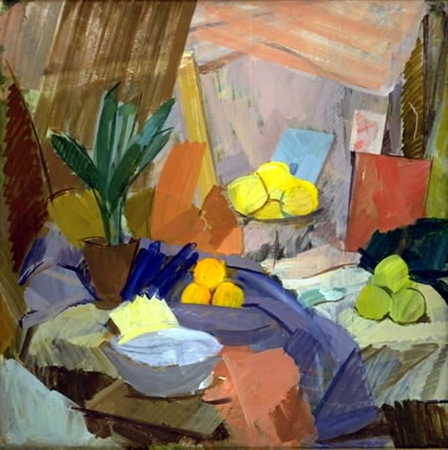 Opstilling med appelsiner by Edvard Weie