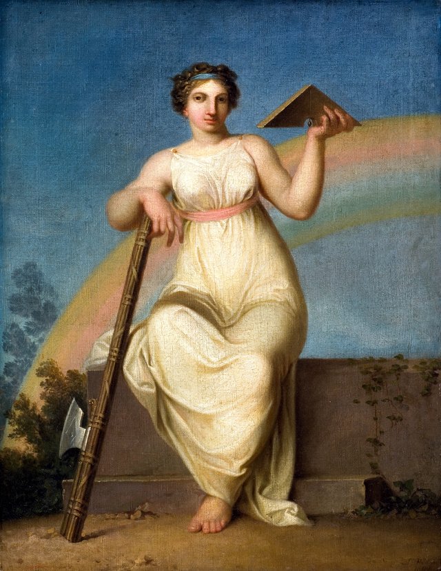 Jurisprudensen. Allegorisk figur by Nicolai Abildgaard