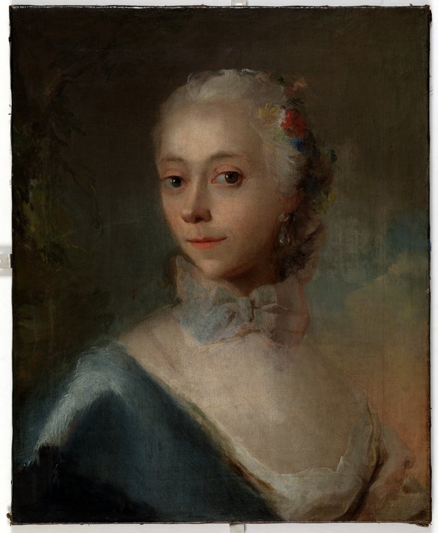 Dameportræt by Carl Gustaf Pilo