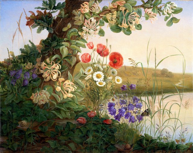 Blomsterstykke by Christine Løvmand
