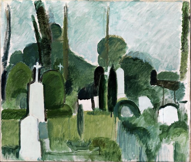 Kirkegården i Svanninge by Harald Giersing