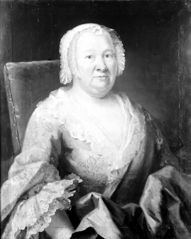 Portræt af en ældre dame by Johan Hörner