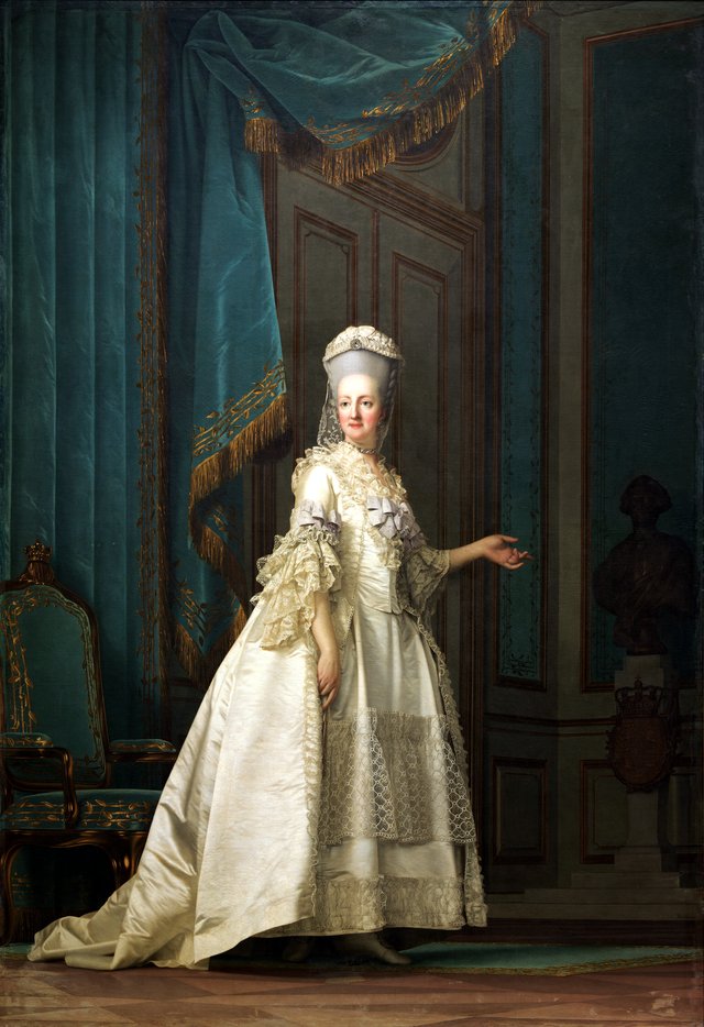 Enkedronning Juliane Marie by Vigilius Eriksen