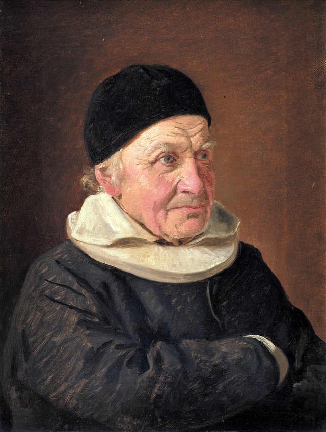 Pastor Jens Bindesbøll by Constantin Hansen