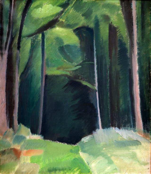 Skovinteriør by Harald Giersing