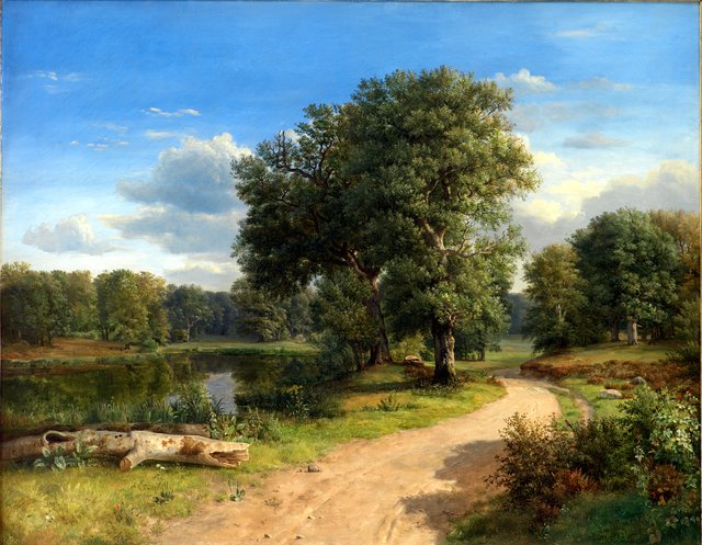 Parti ved Hammermøllen i Nordsjælland by Dankvart Dreyer
