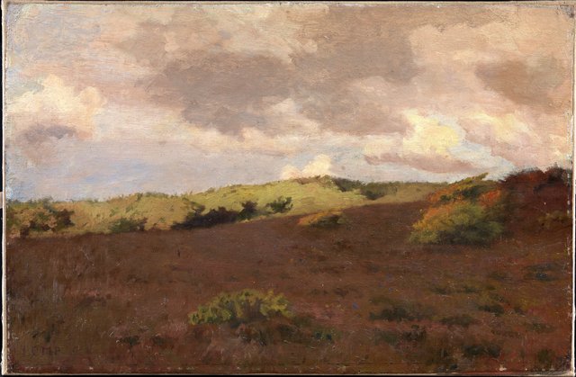 Hedelandskab. Efterår by Christian Mourier-Petersen