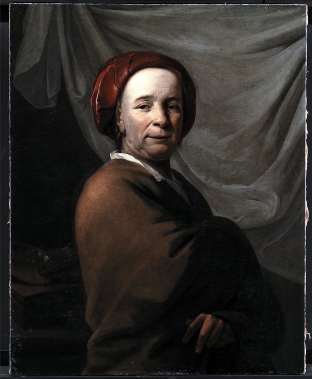 Den tyske maler Michael Gehrmann (?) / Den svenske maler Carl Gustaf Pilo (?) by Jens Juel
