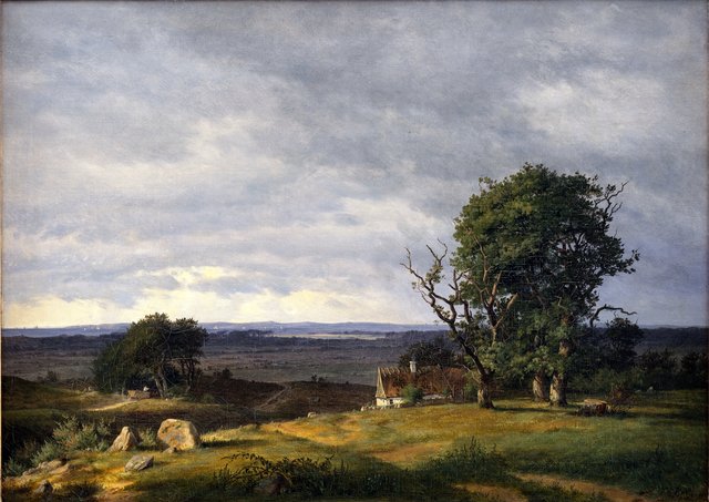 Landskab fra Esromegnen by Frederik Rohde