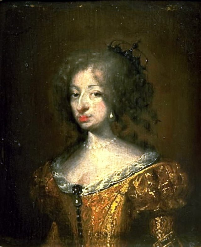 Charlotte Amalie, Christian V's dronning by Abraham Wuchters