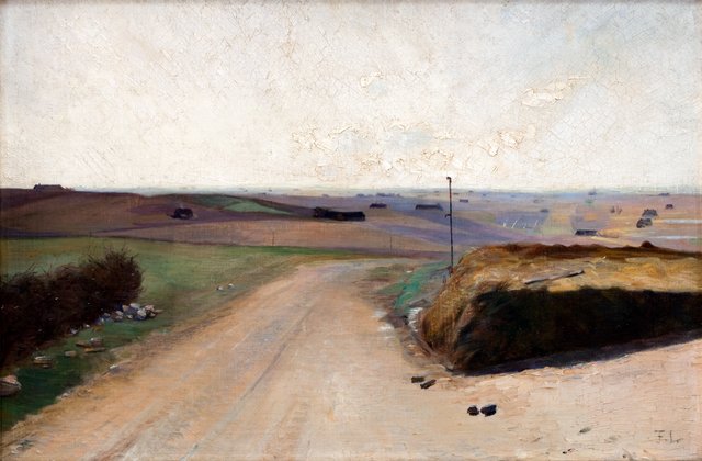 Landskab fra Mors by Fridolin Johansen