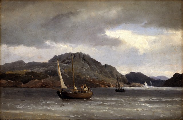 Skærgården ved Marstrand by Carl Frederik Sørensen