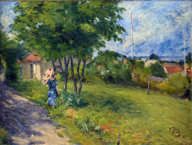 Fyrstien i Gilleleje by Peter Rostrup Bøyesen