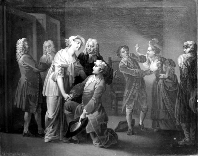 Henrik og Pernille, III akt, 13. scene by Christian August Lorentzen