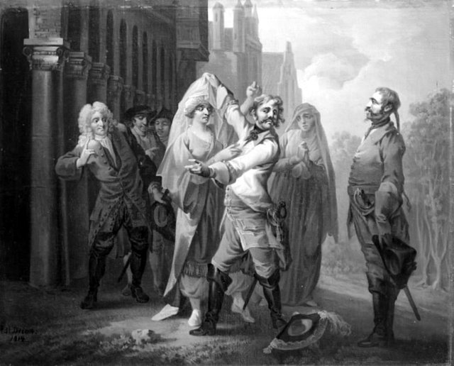 Didrik Menschen-Skræk, 20. scene by Christian August Lorentzen