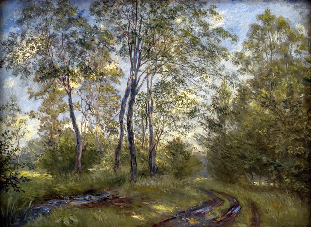 Ved Sorteåen. Meilgård by Theodor Philipsen