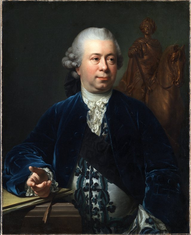 Billedhuggeren Jacques-François-Joseph Saly by Jens Juel