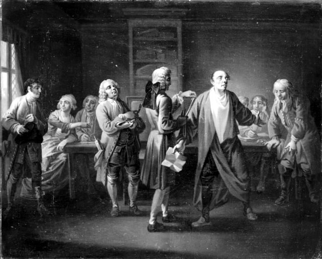 Den Stundesløse, I akt, 6. scene by Christian August Lorentzen