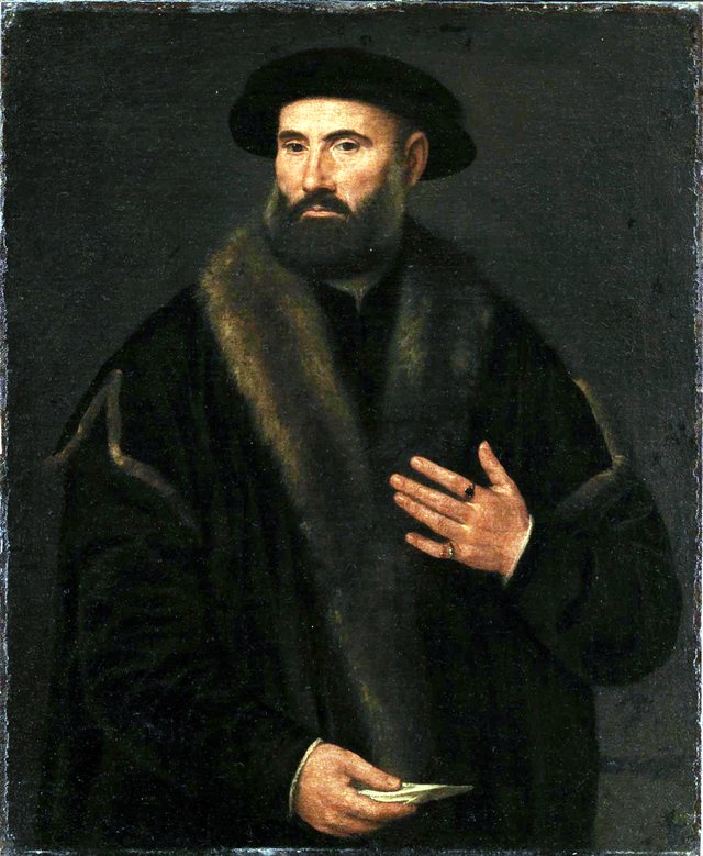 Mandsportræt by Lorenzo Lotto